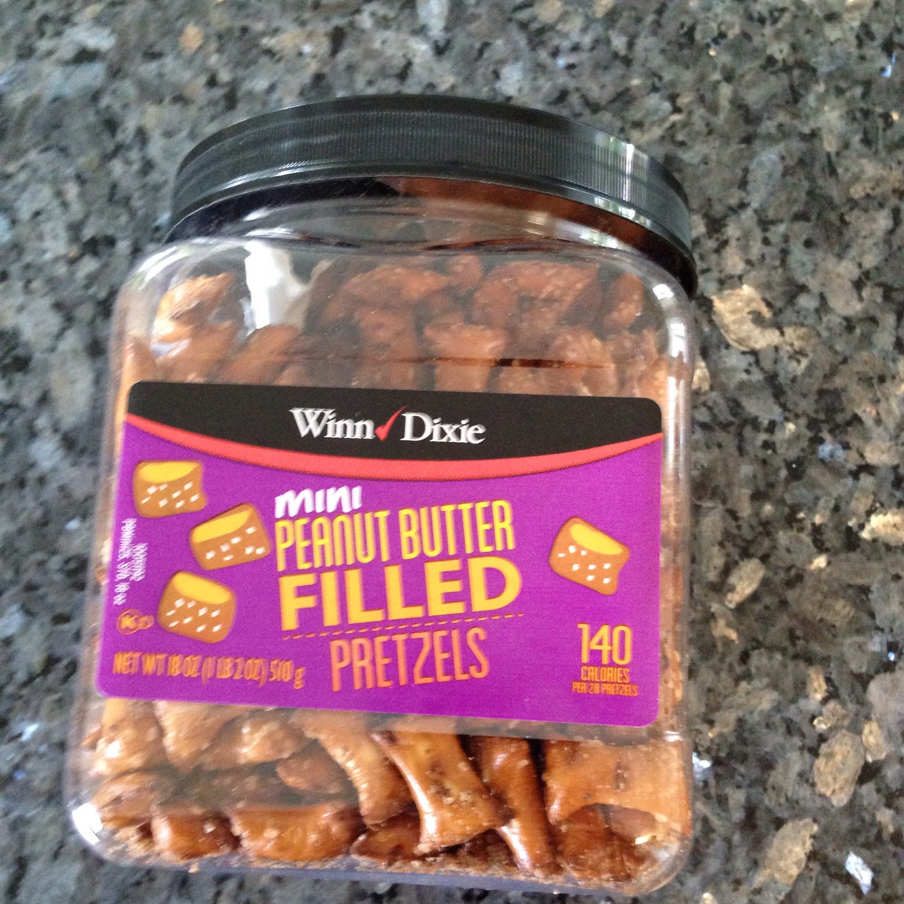 Winn Dixie Mini Peanut Butter Filled Pretzels (Winn Dixie) Jeff Eats