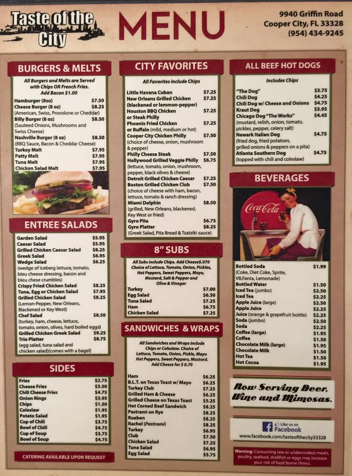 DISH OF THE WEEK (Sunday 7/10/16 Taste of the City Cooper City