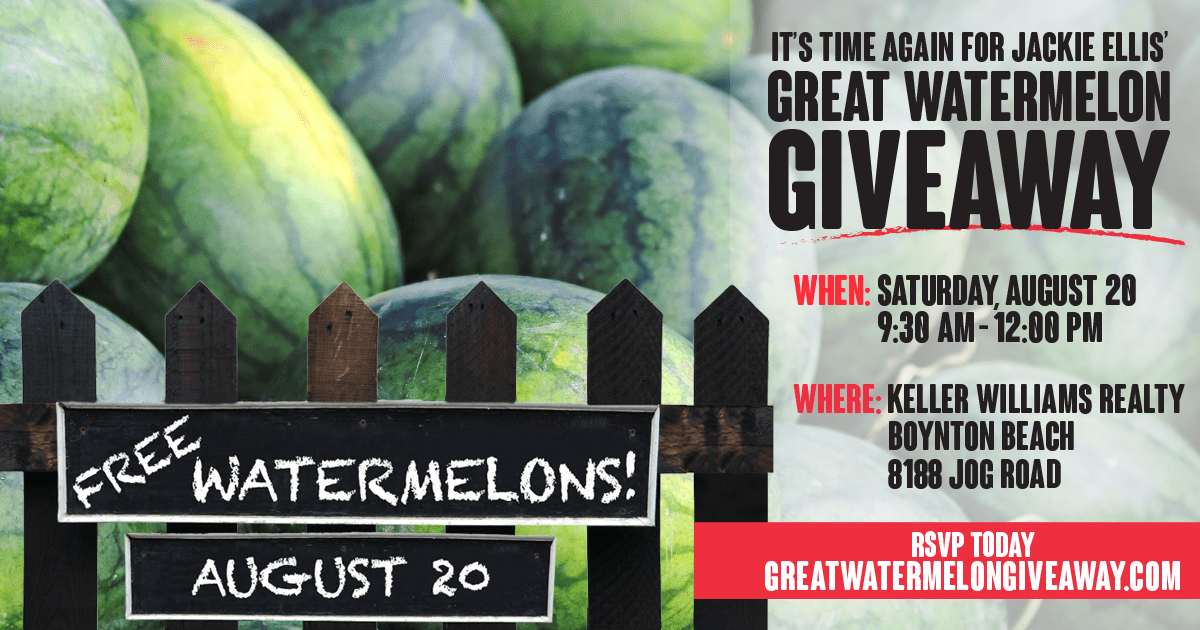 Great Watermelon Giveaway (Keller Williams Realty Boynton Beach