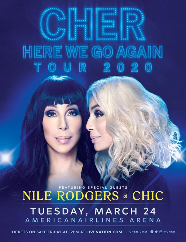 Presale CHER (AmericanAirlines Arena Miami) Jeff Eats