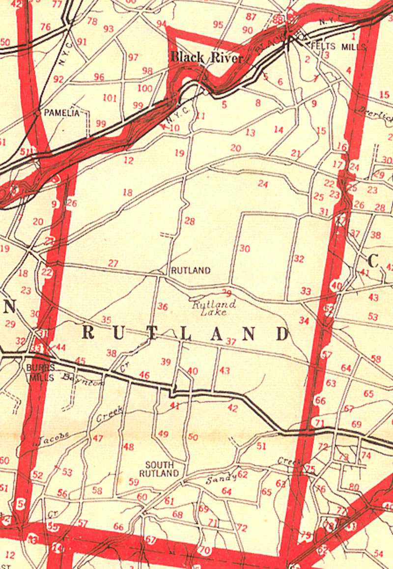 1918 Rutland Farm Map
