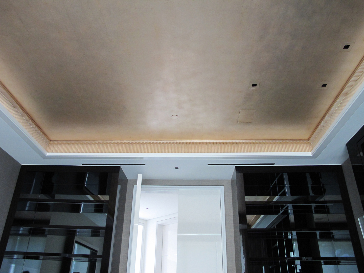 Tinted Silver Leaf Ceiling jefferson miles