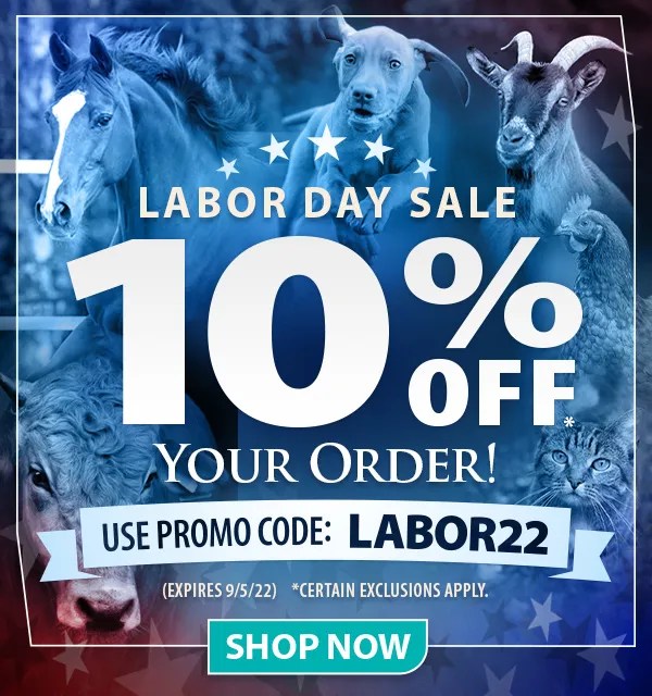 Labor Day Sale Jeffers Pet, Equine, Livestock