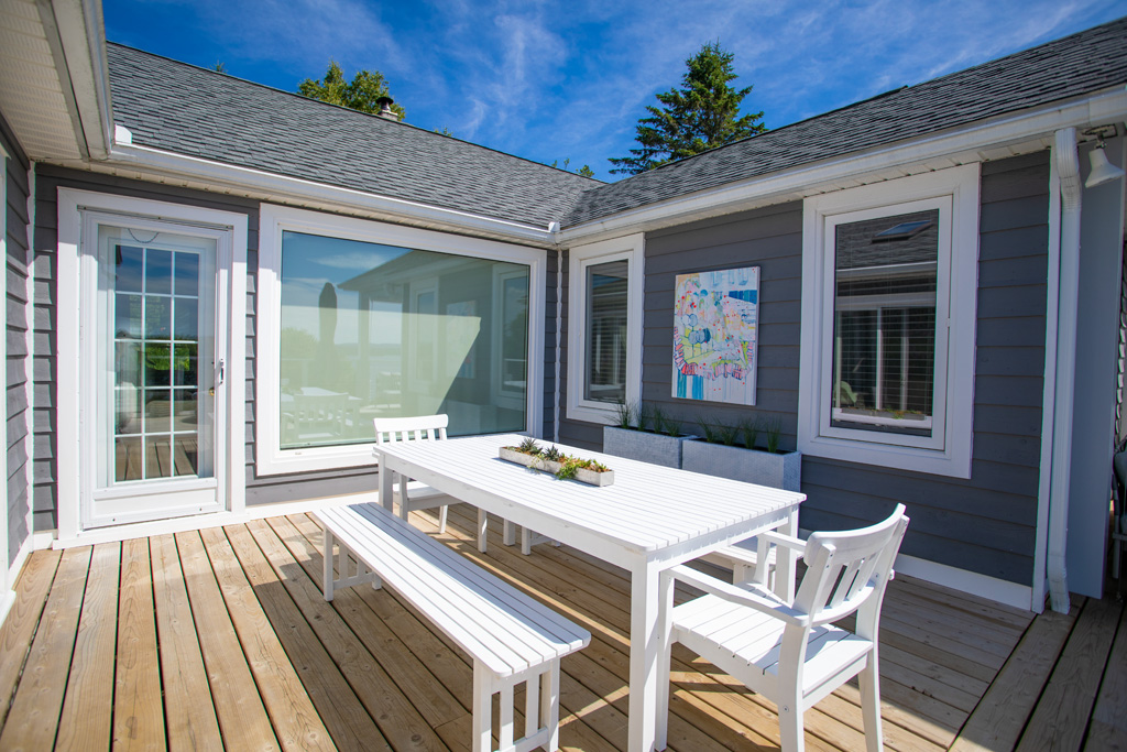 New Deck That Is Vacationland & 2 Bathroom Renovations Rothesay Real Estate