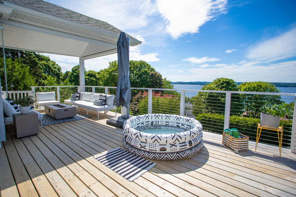 New Deck That Is Vacationland & 2 Bathroom Renovations Rothesay Real Estate