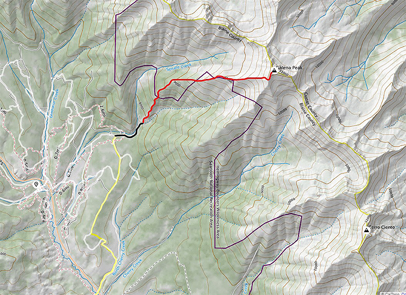 Galena Trail Map