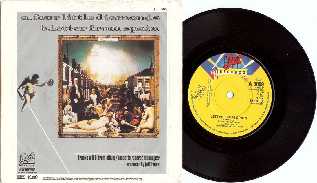Jeff Lynne Song Database Electric Light Orchestra UK Singles