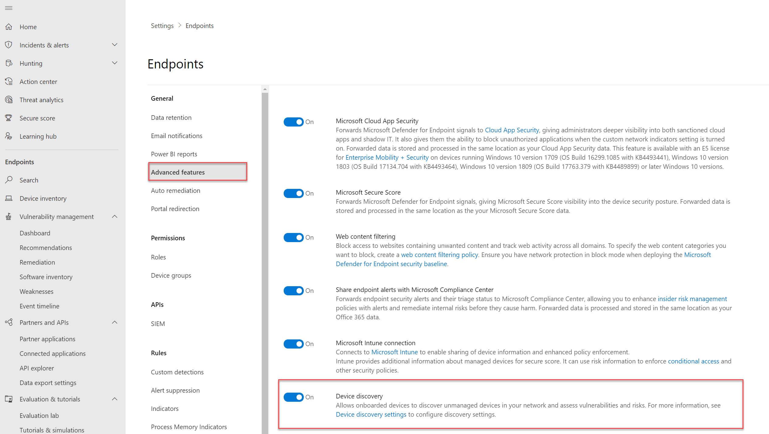 Defender for Endpoint Device Discovery Discover the unmanaged part of