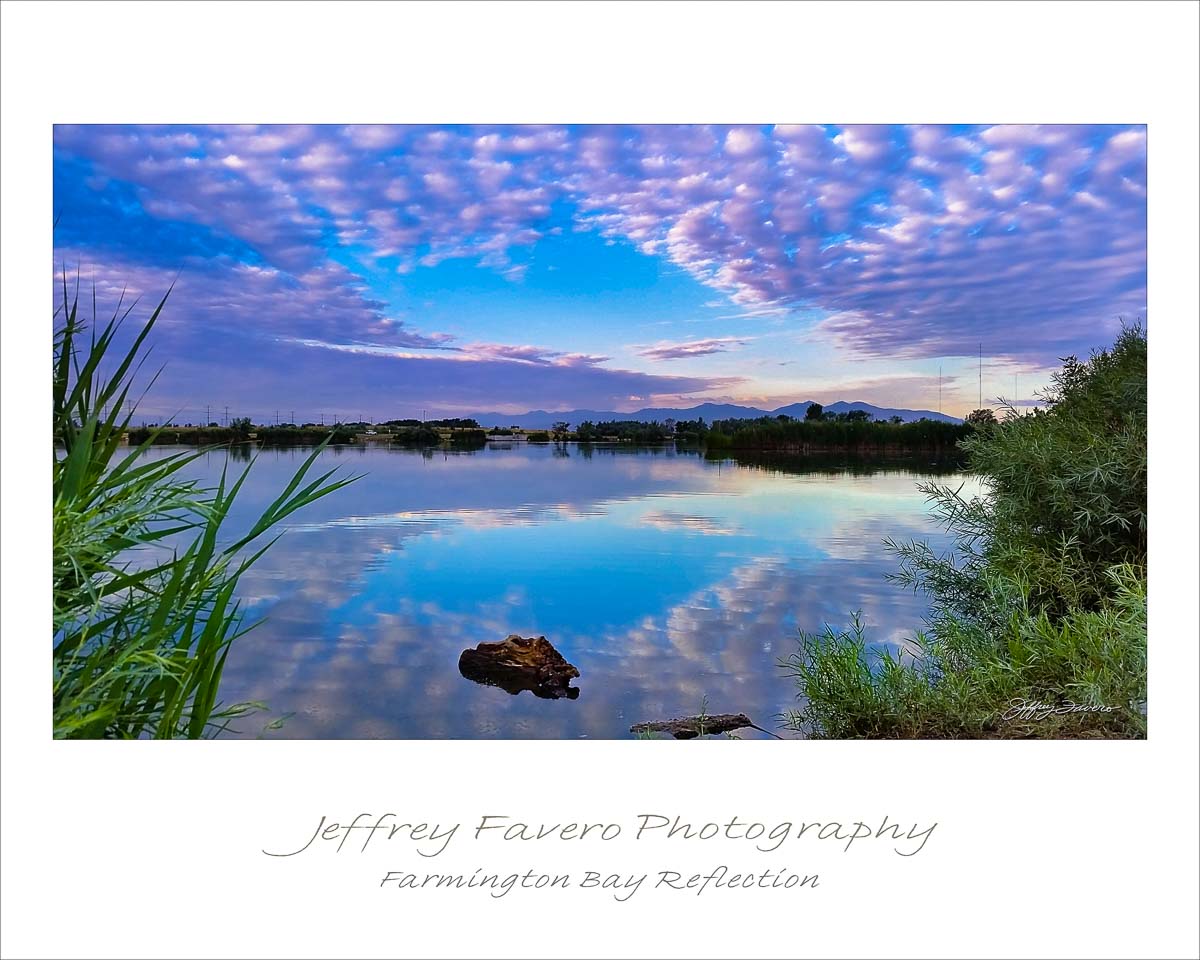 Farmington Bay Reflection Jeffrey Favero Fine Art Photography