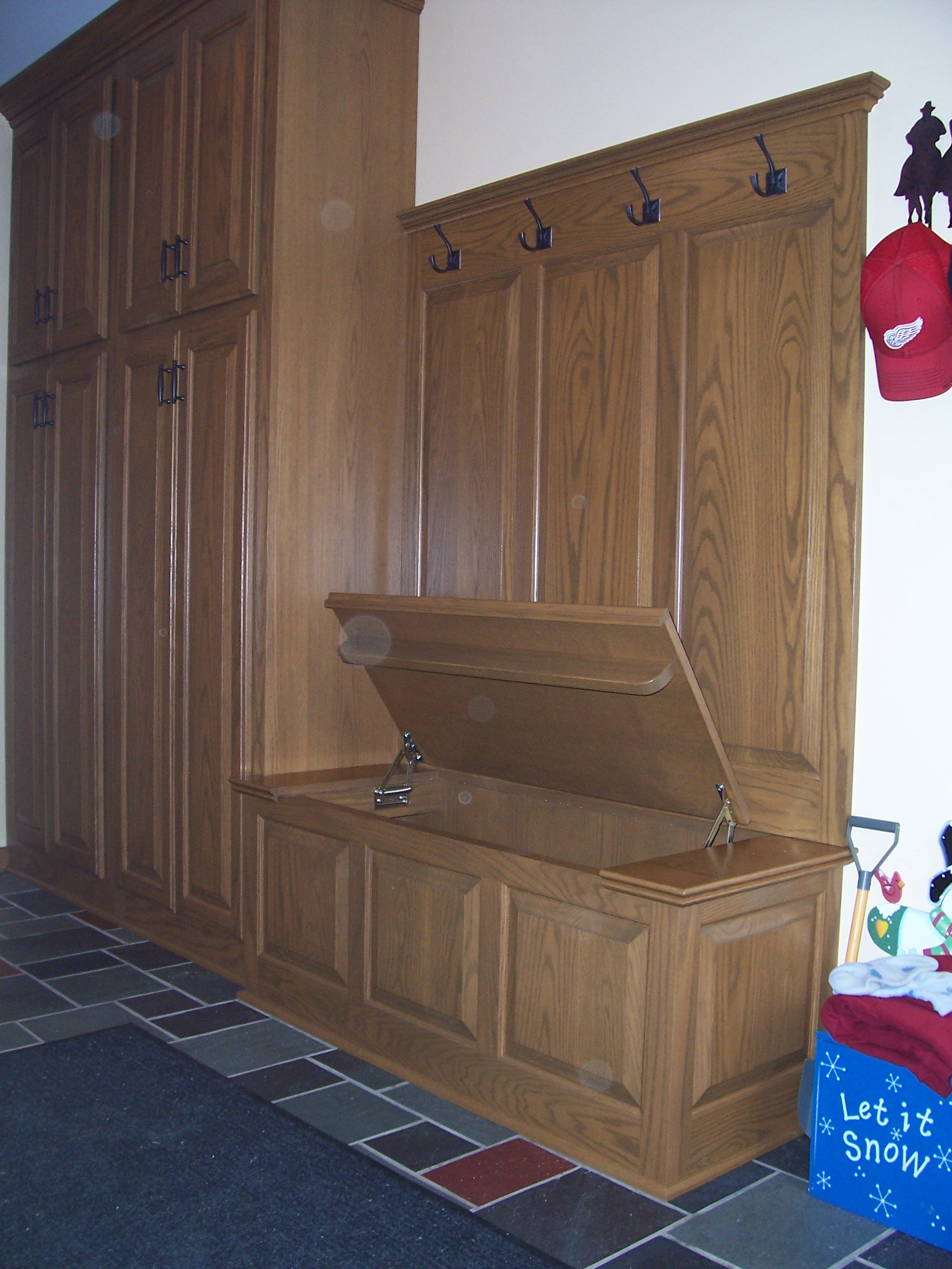 Custom Entry Hall Furniture Jeffrey William Construction