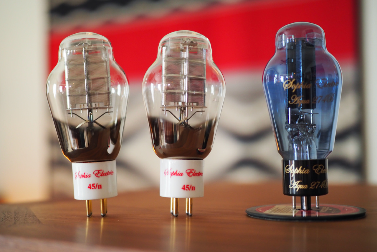Triode Lab 45 EVO Vacuum Tube Comparisons Sophia Electric 45 Mesh