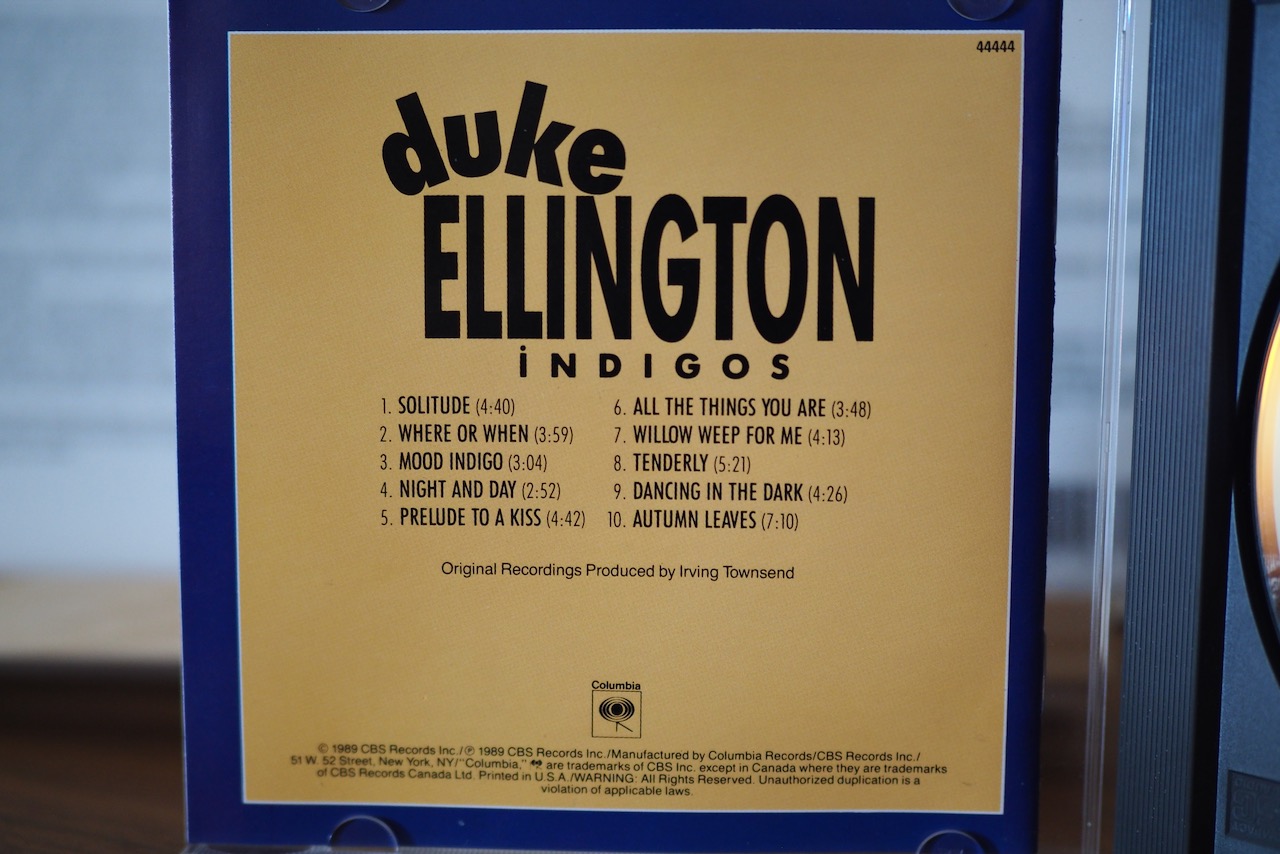 Listening to Ellington Indigos on vinyl and CD with the Audio Note (UK