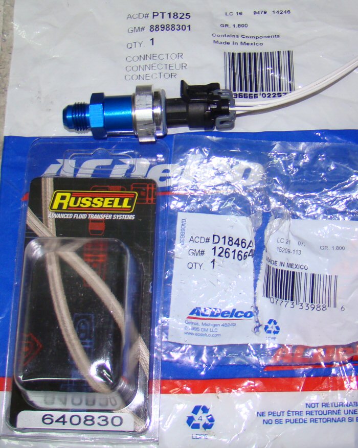 ACDelco D1846 (GM 12616646) sensor for fuel pressure Megasquirt