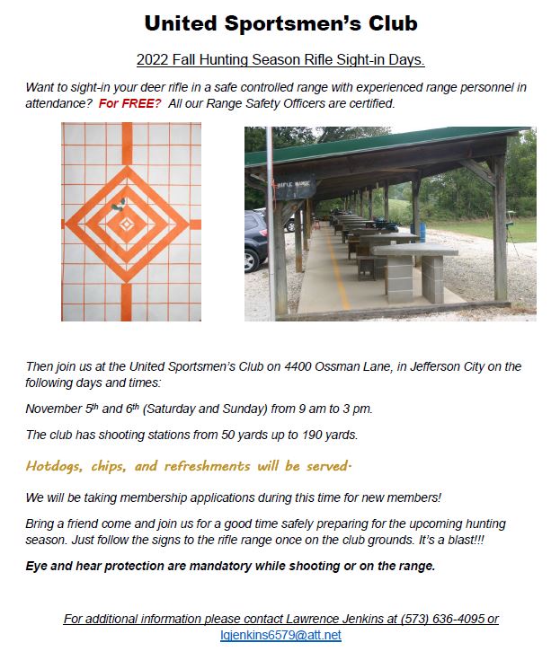 United Sportsmen's Club Jefferson City, Mo