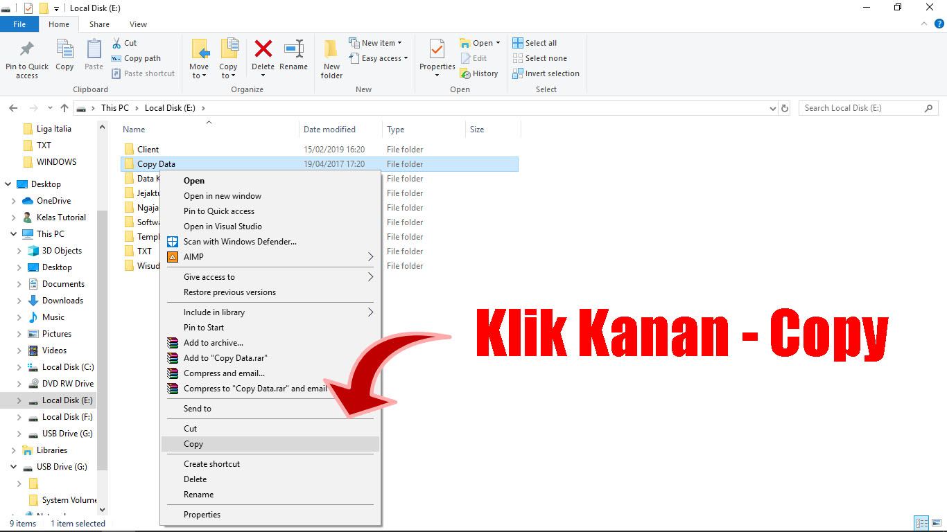 3 Cara Memindahkan File Dari Laptop ke Flashdisk JEJAK