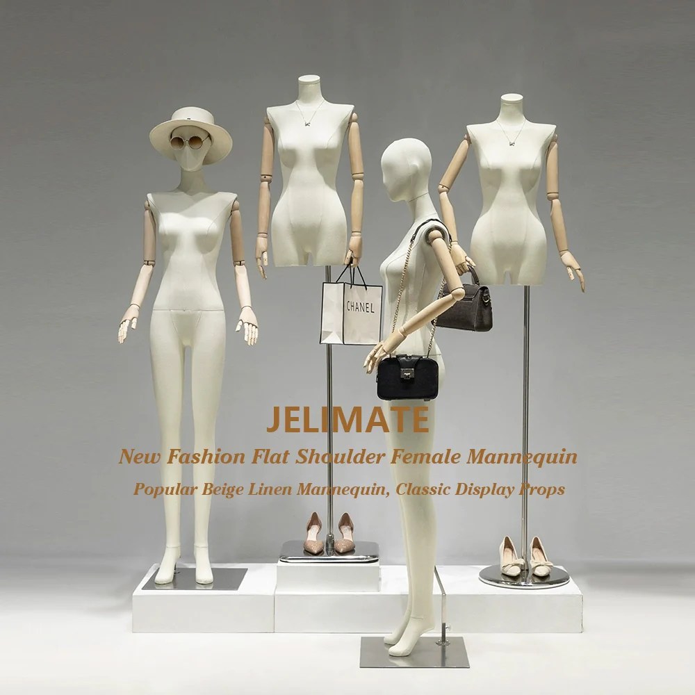 Why Our New Fashion Female Beige Mannequin Full Body Display Props are