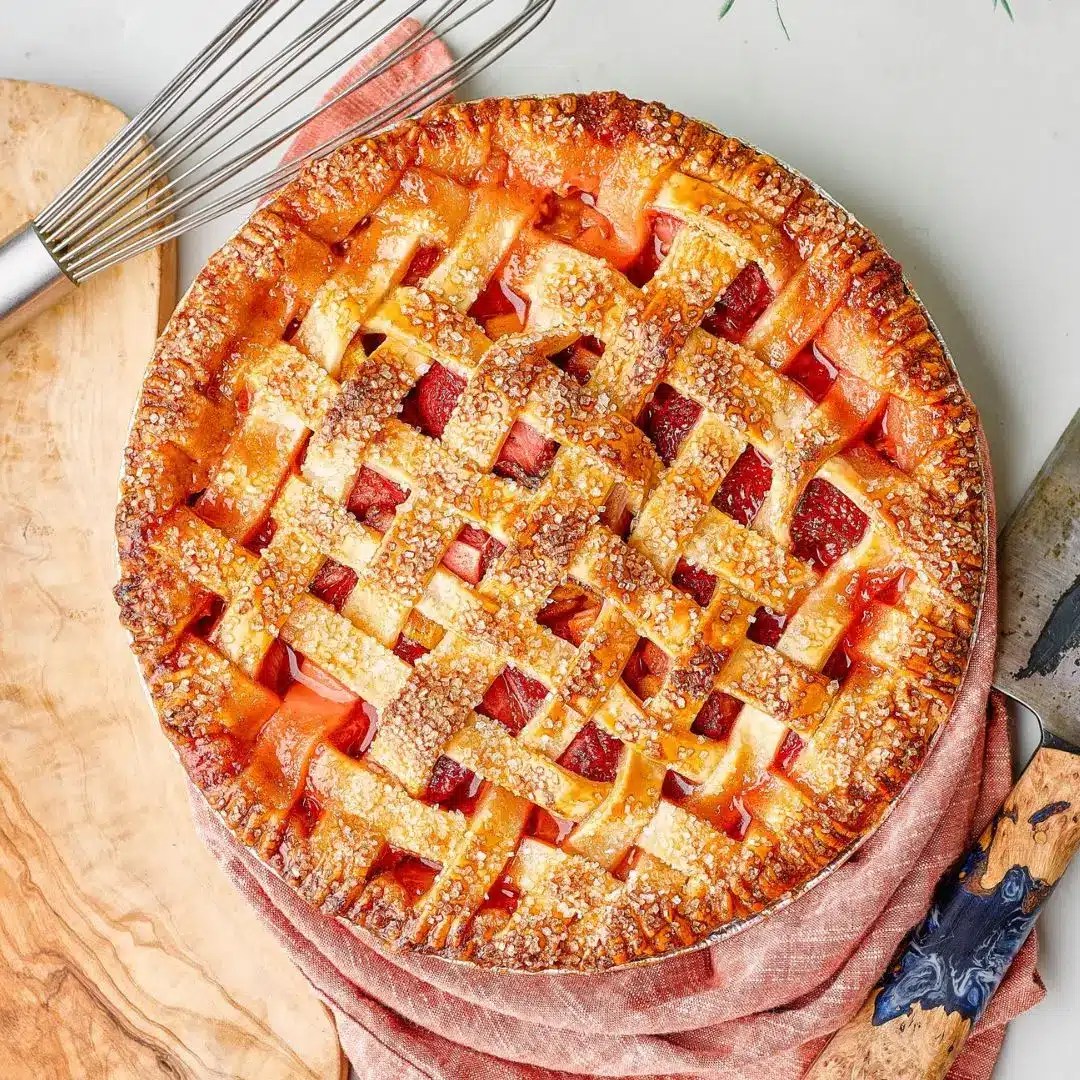 Strawberry Rhubarb Pie Fischer & Wieser Specialty Foods