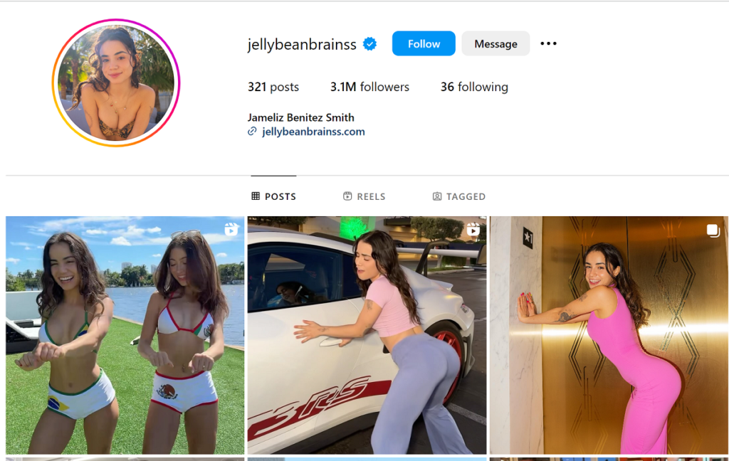 Jellybeanbrains Jameliz Benitez Smith Onlyfans Biography More