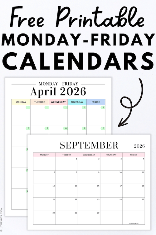 2025 Aesthetic Calendar Printable (Vertical & Horizontal!) JellyMemos