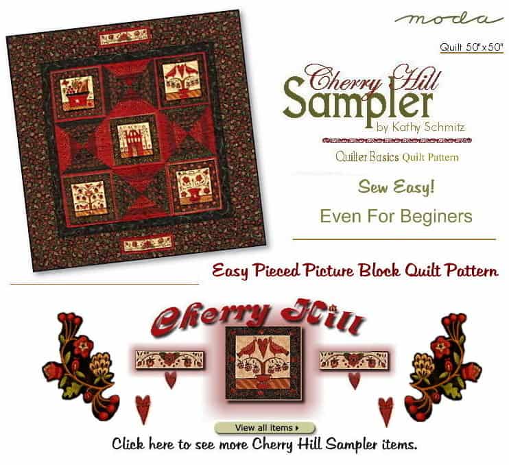 Cherry Hill Sampler Quilt Pattern