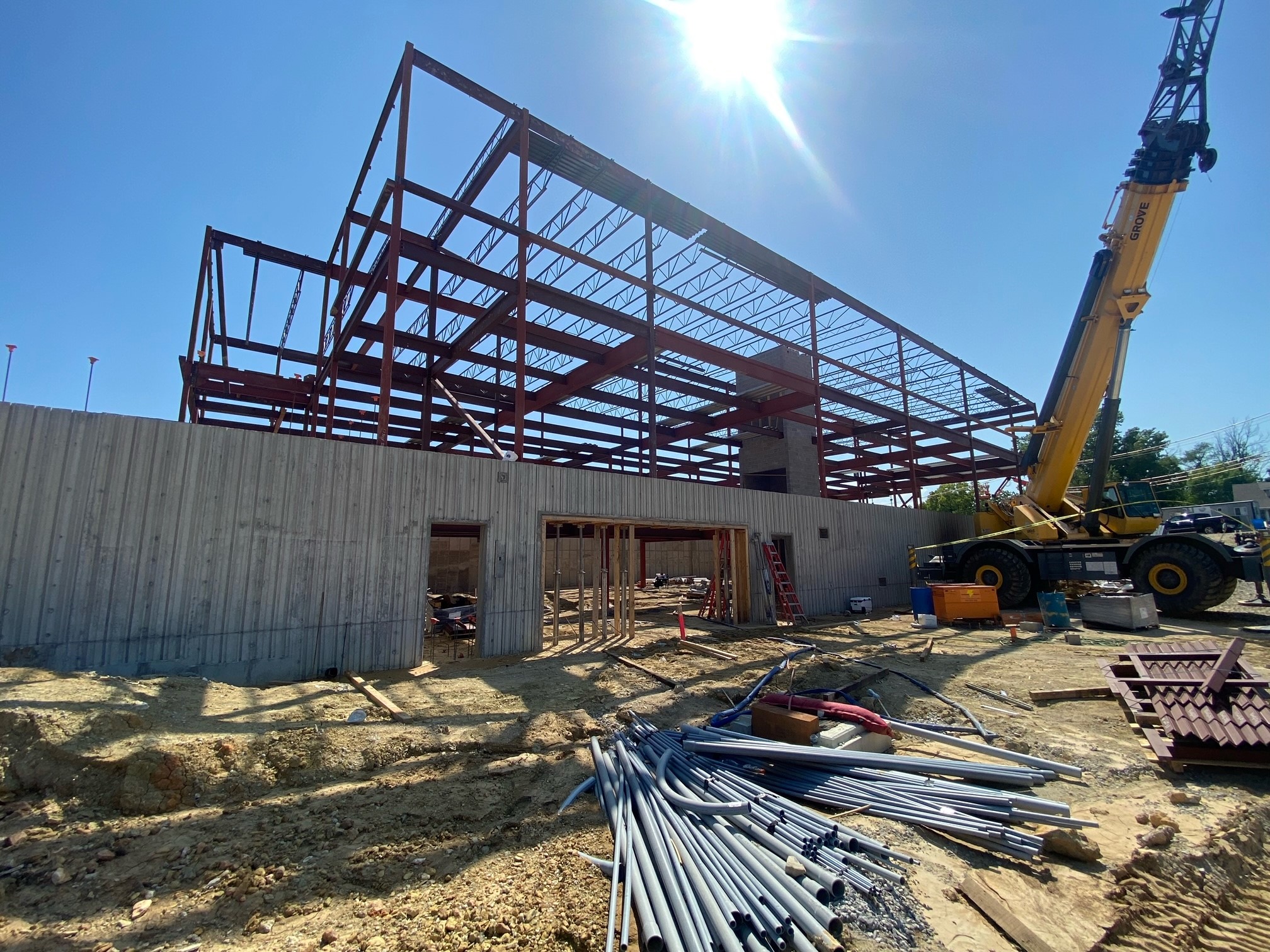 Ballwin Police Station Tops Out JEMA