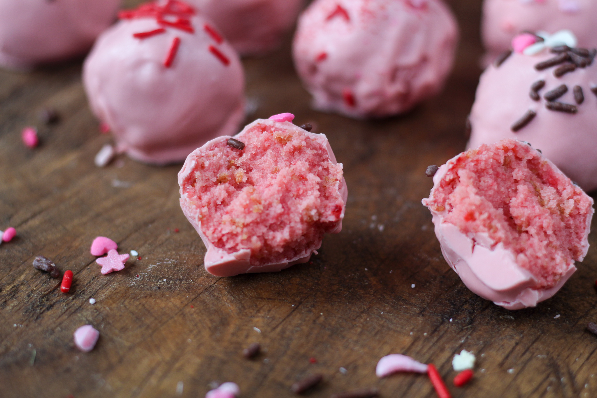 Strawberry Cake Balls a Perfect Bite Sized Treat Jen Around the World