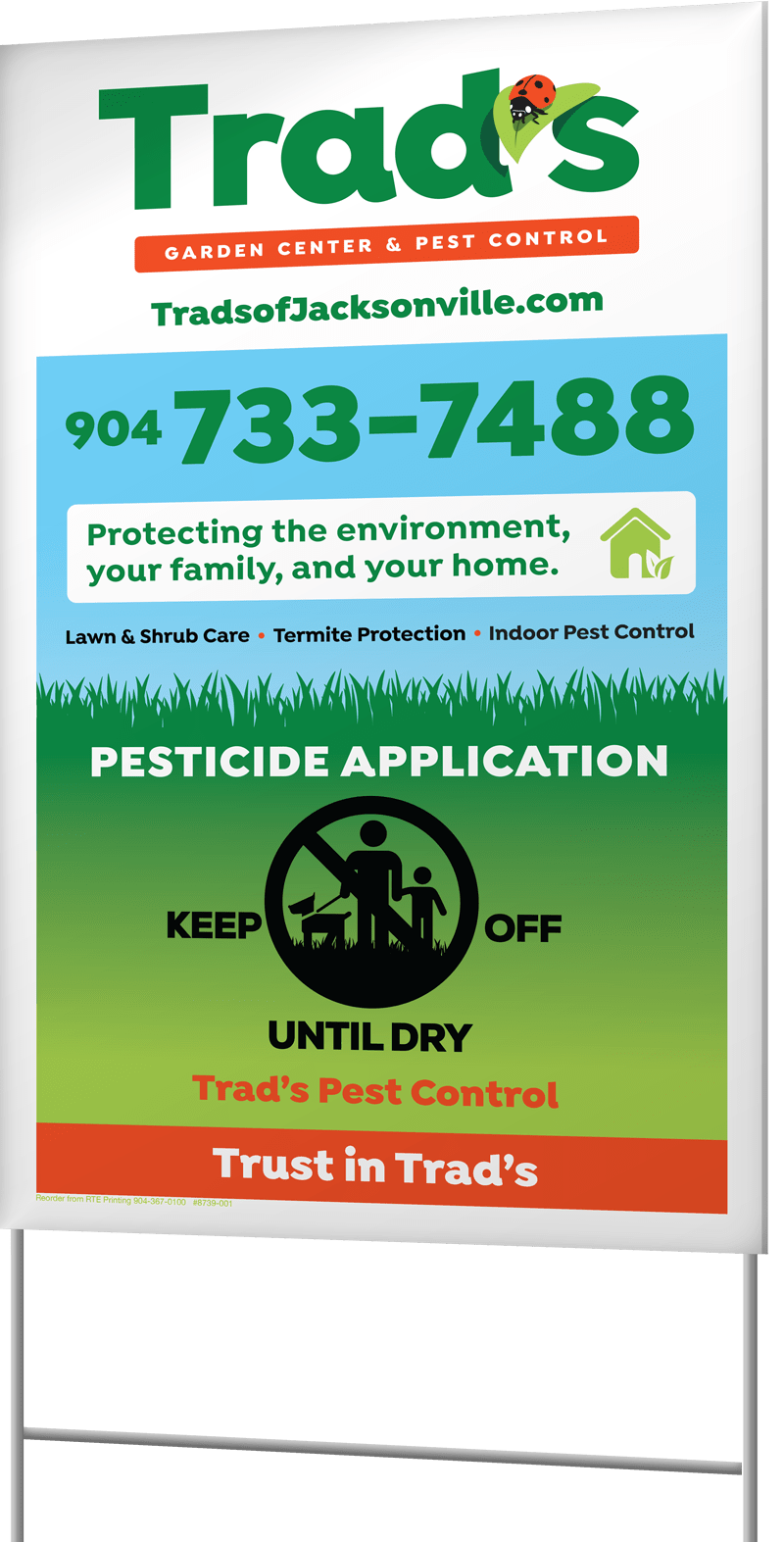 Trad's Garden Center & Pest Control Jen Hankey Graphic Design
