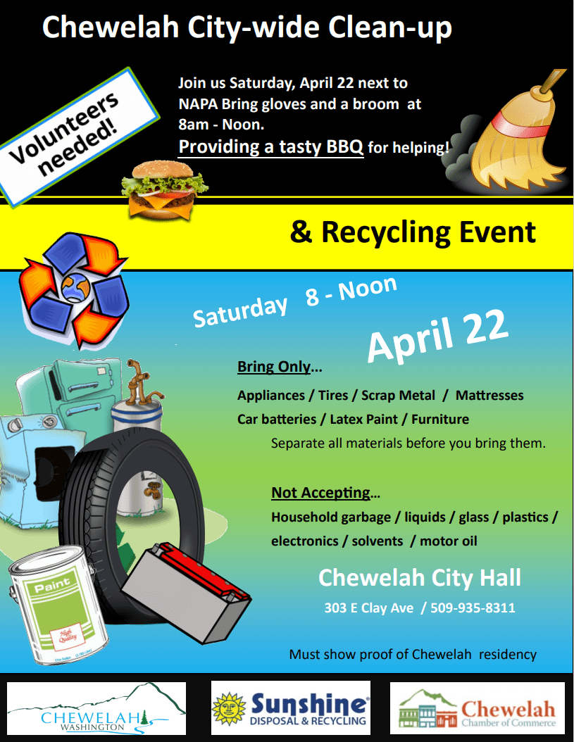 Chewelah CityWide CleanUp Jenkins JR/SR High