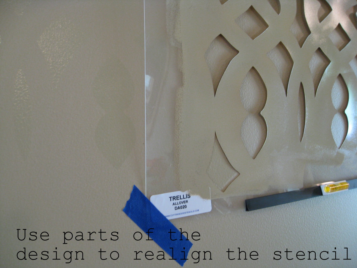 DIY How to Stencil & Review of Cutting Edge Stencils Jenna Burger