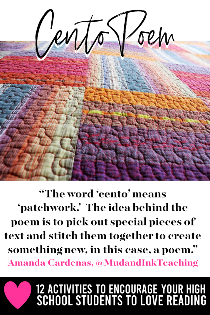 We all have reluctant readers, but it only takes a little creativity and the right reading activity for a love of reading to bloom. Check out this post for 12 reading activities that your high school and middle school students are sure to love. You'll find ideas, lessons, projects, and assignments to help struggle readers and engage strong readers. #teachingreading #highschoolteacher #middleschoolteacher #secondaryela #englishteacher