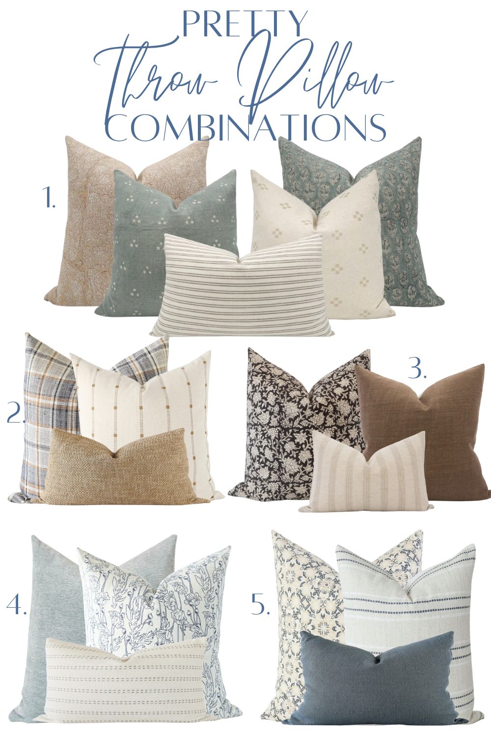 How to Mix and Match Throw Pillows Like a Pro Jenna Kate at Home