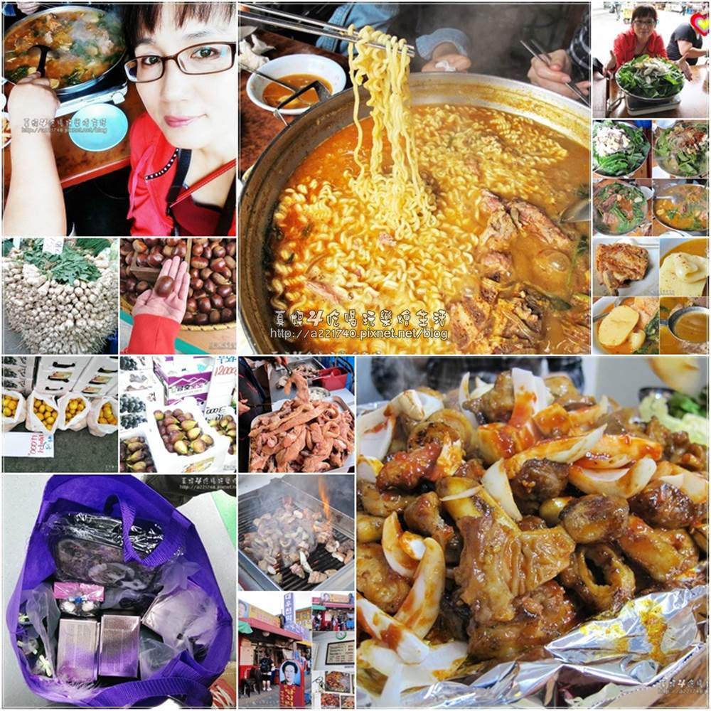 韓國首爾自由行玩什麼吃什麼-5║敦岩市場太祖馬鈴薯豬骨湯║韓國最大富平地下街║東大門黃鶴洞眼鏡奶奶烤腸一條街║明洞主街中央路║梨大新村女人街║樂天超市再車拚