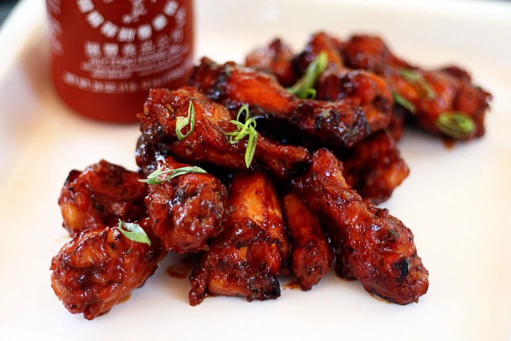 Sweet and Spicy Sriracha Hot Wings Jennifer Cooks