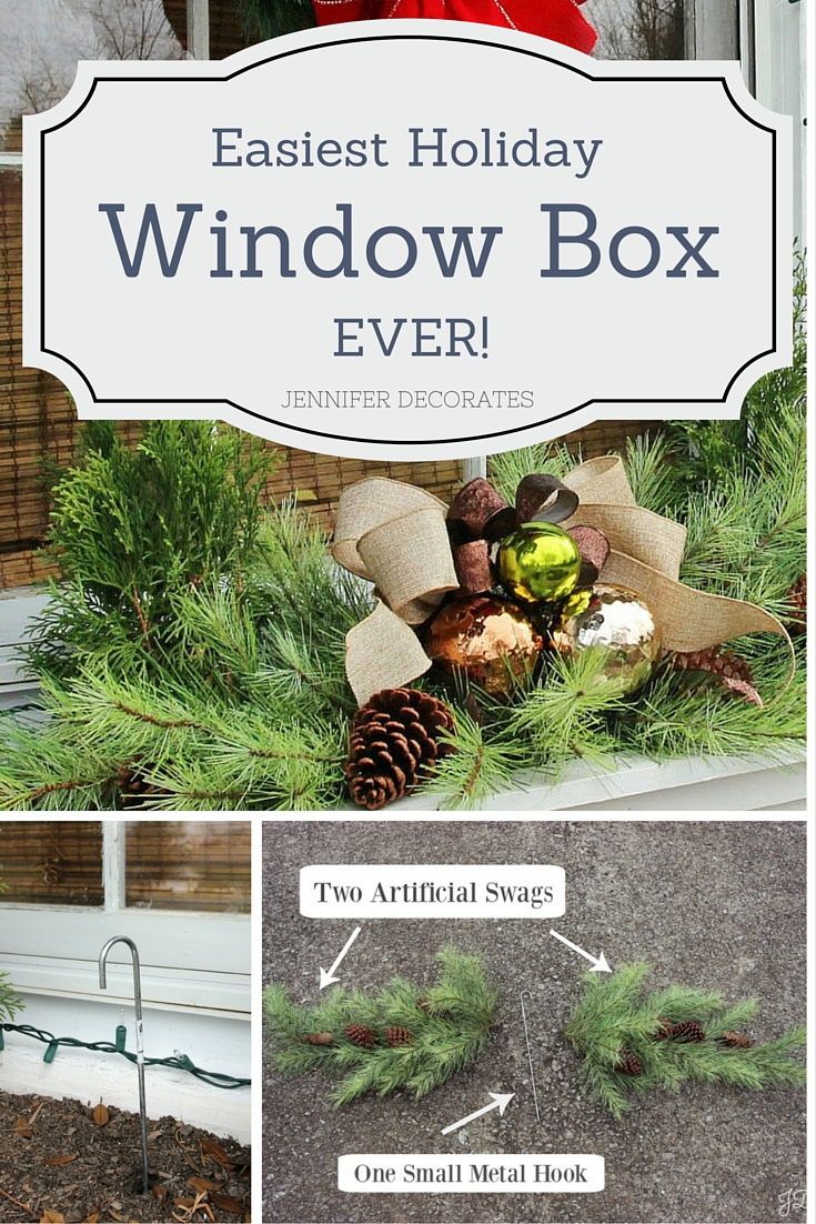 Christmas Window Box Idea