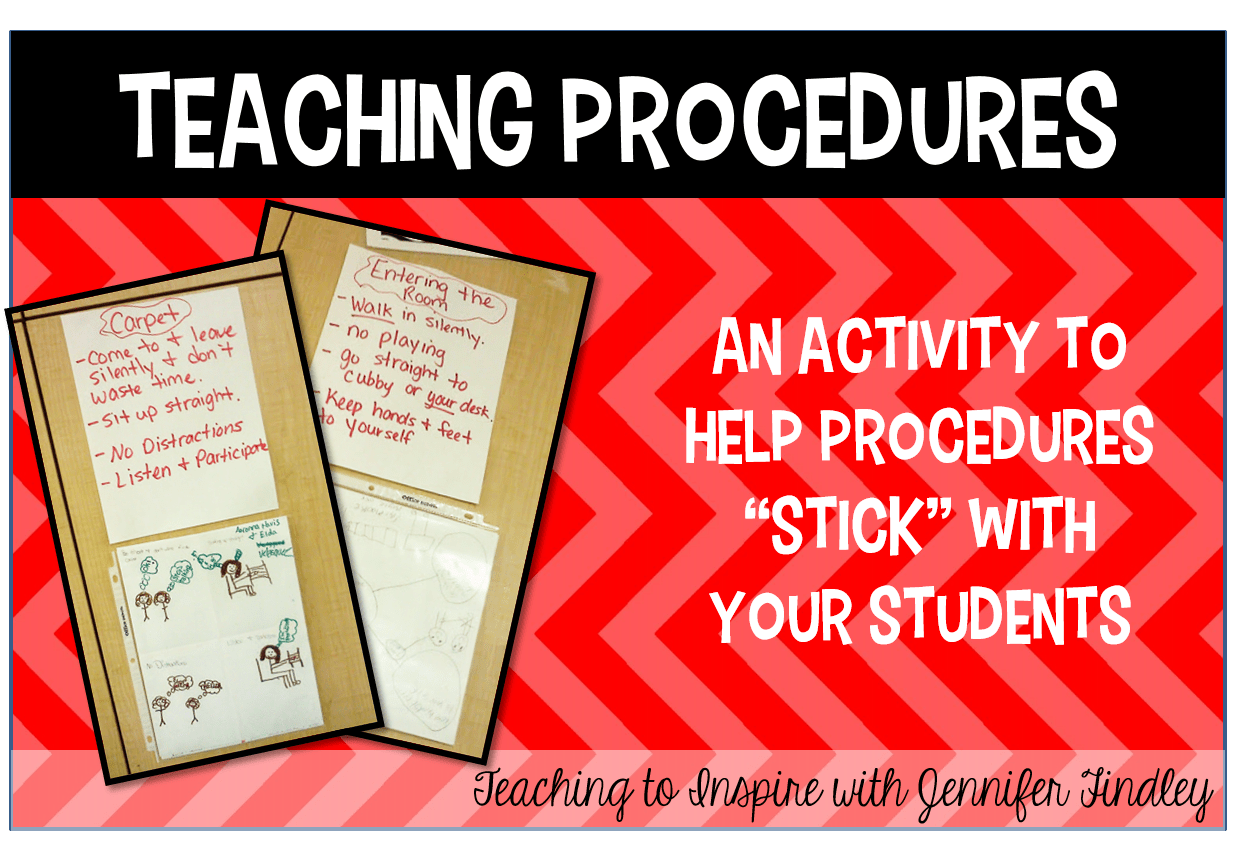 Teaching Classroom Procedures Teaching with Jennifer Findley