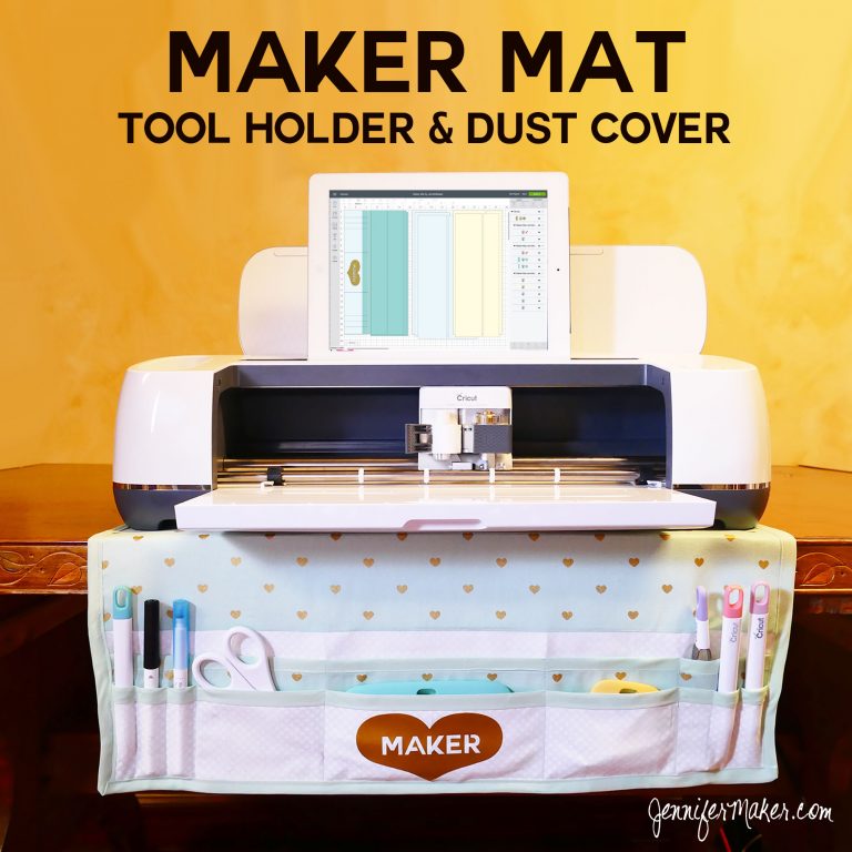 My Cricut Maker Mat Organizer + Dust Cover in One! Jennifer Maker