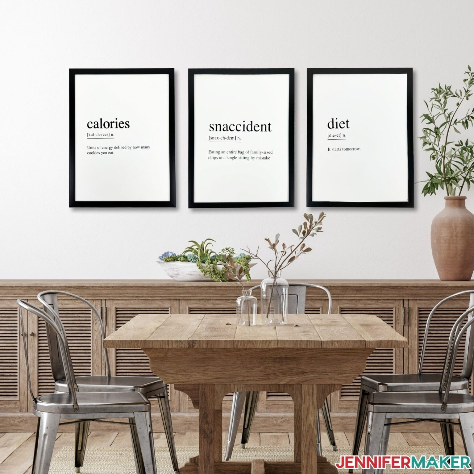 DIY Kitchen Wall Signs Jennifer Maker