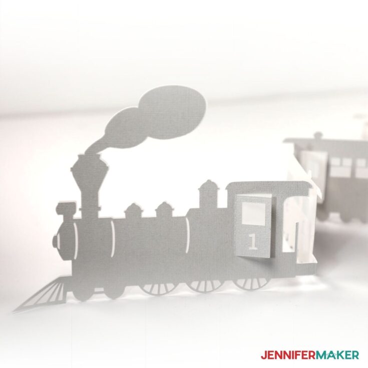 Holiday Paper Train Jennifer Maker