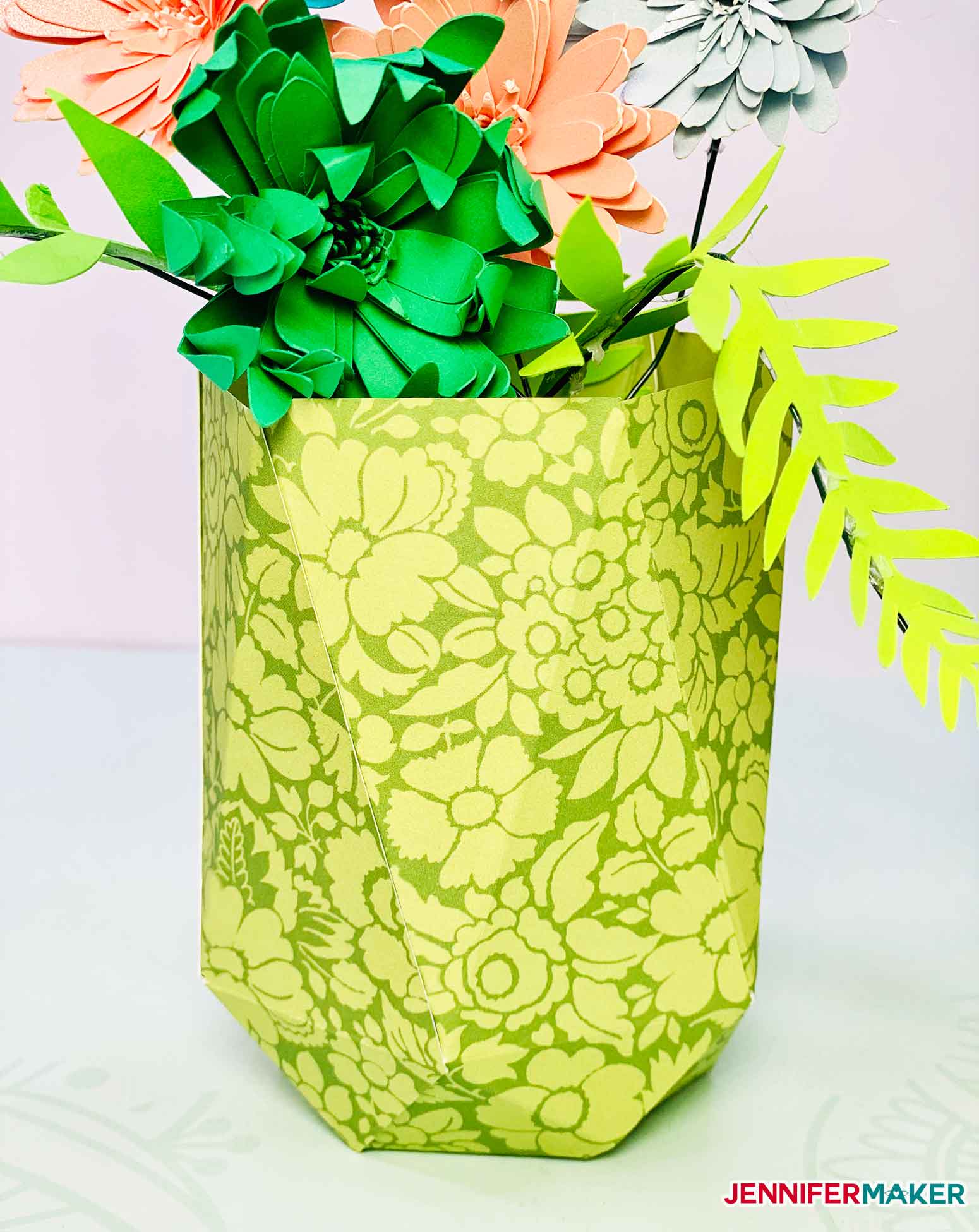 Easy Paper Vases — Decorate Your Desk and Shelves Jennifer Maker