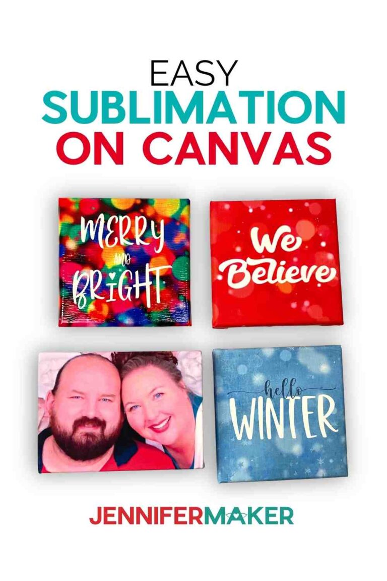 Sublimation on Canvas Gallery Wraps & Photo Canvases Jennifer Maker