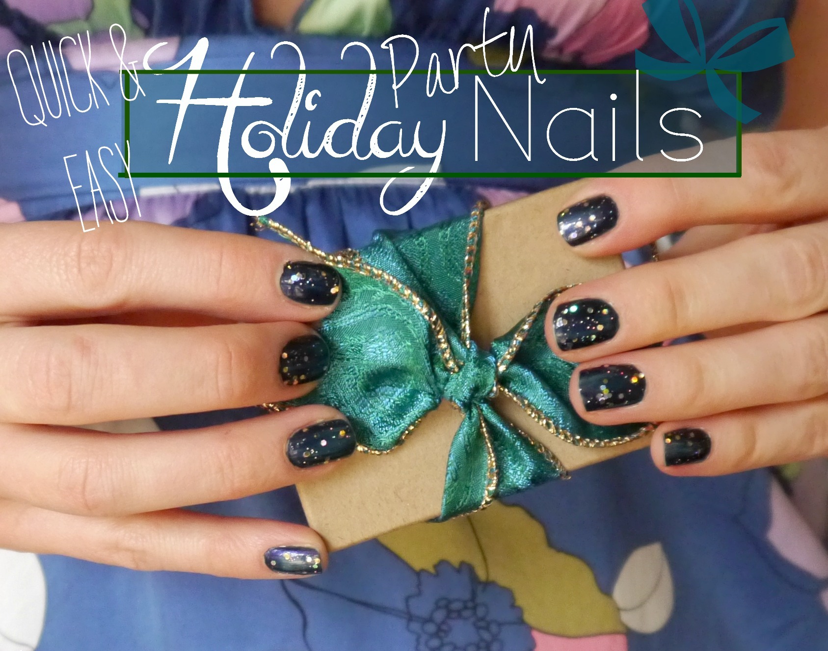 Quick & Easy Holiday Nails! Jenni Raincloud