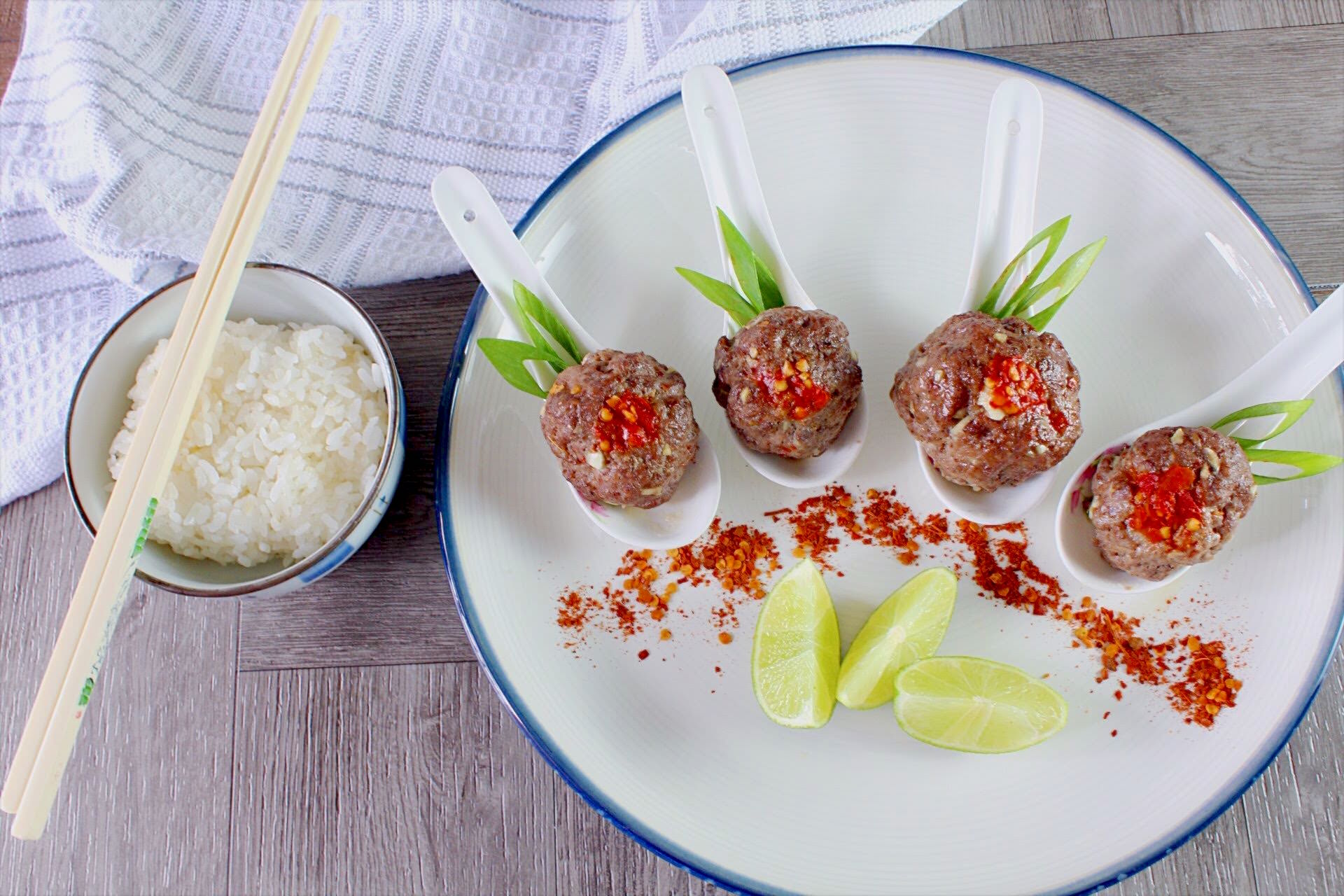 Asian Meatballs with Chile and Cumin Jenn's Kitchen Diary