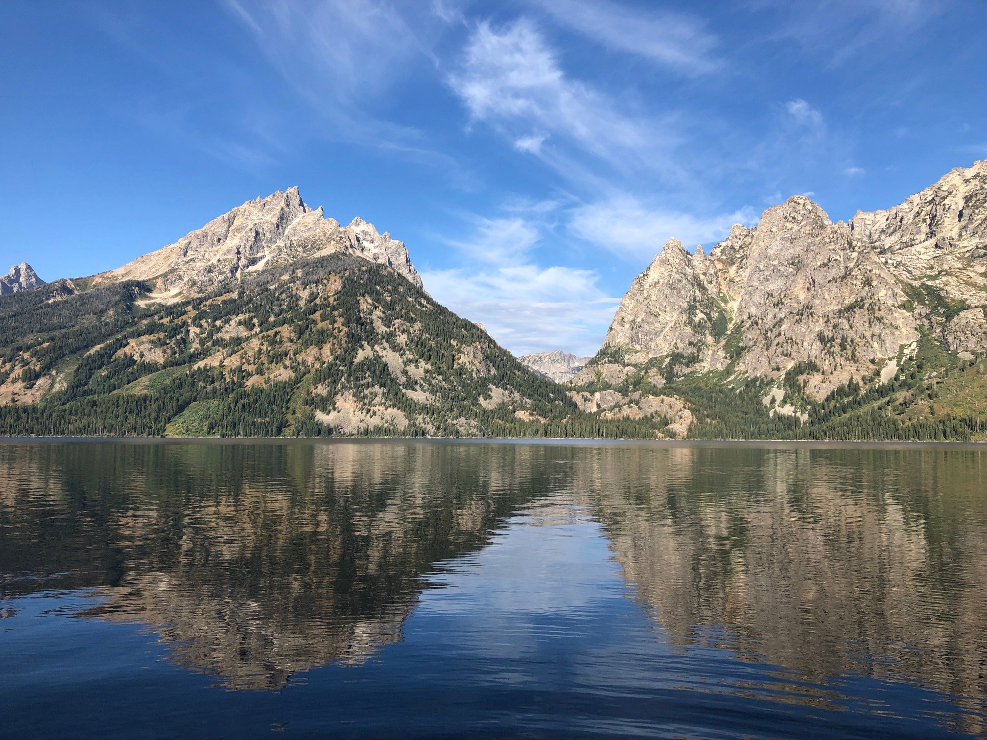 Jenny Lake Overlook Jenny Lake Boating