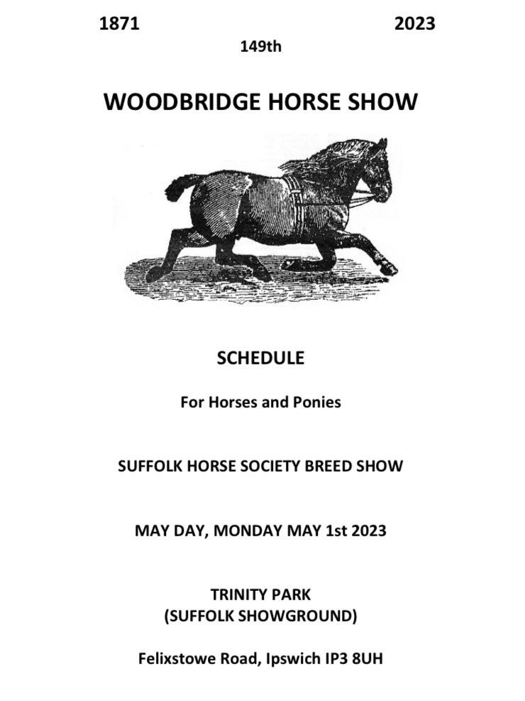 2023 Schedules Woodbridge Horse Show