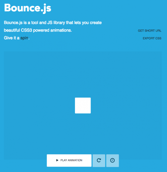 bounce.js Code + HTML + CSS