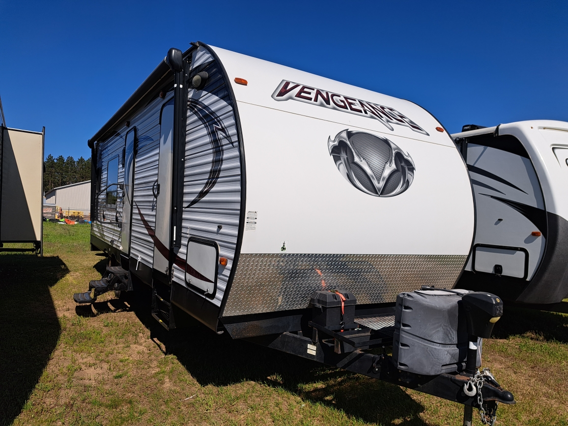 2014 Vengeance 25V Toy Hauler Travel Trailer Jensen's RV Center