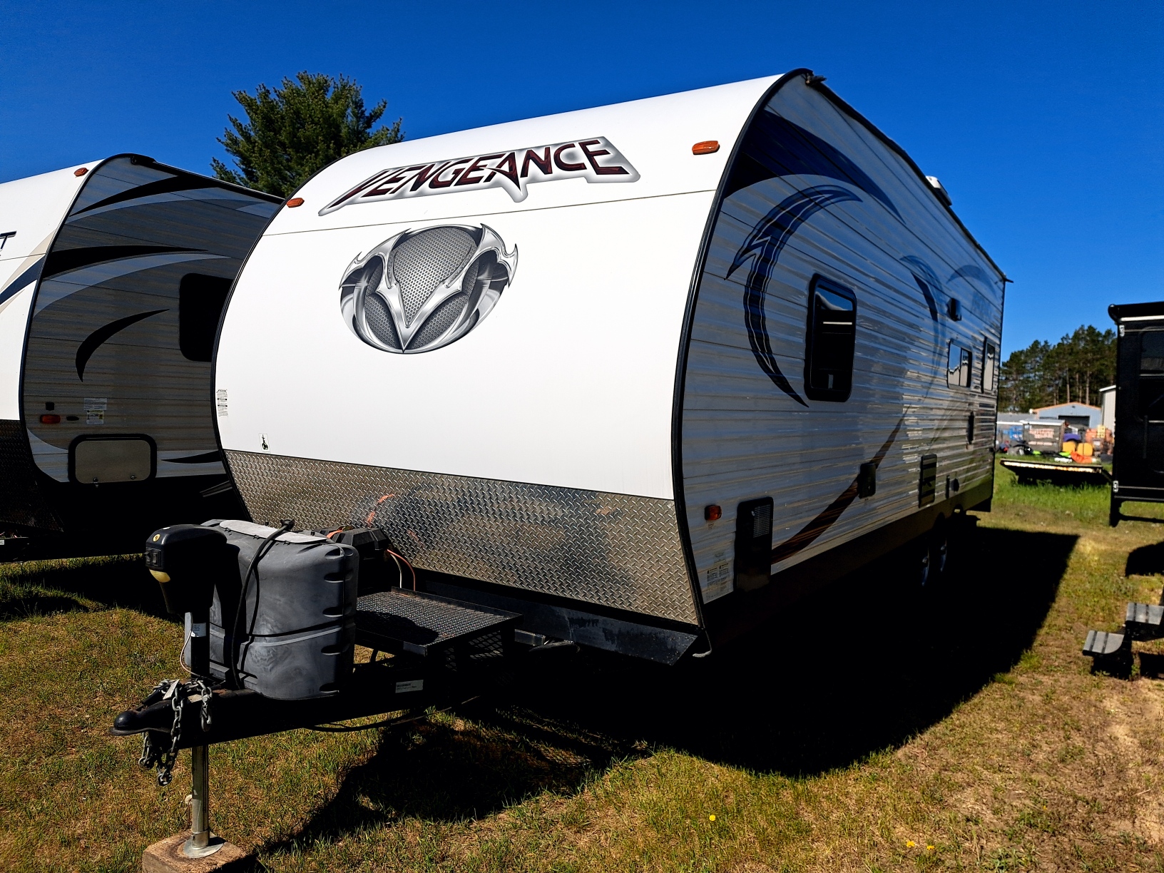 2014 Vengeance 25V Toy Hauler Travel Trailer SOLD! Jensen's RV Center