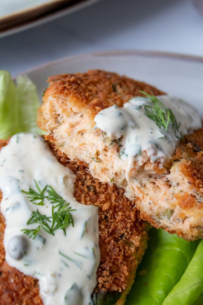 Fresh Salmon Cakes (Gluten Free) Jen's Rooted Kitchen