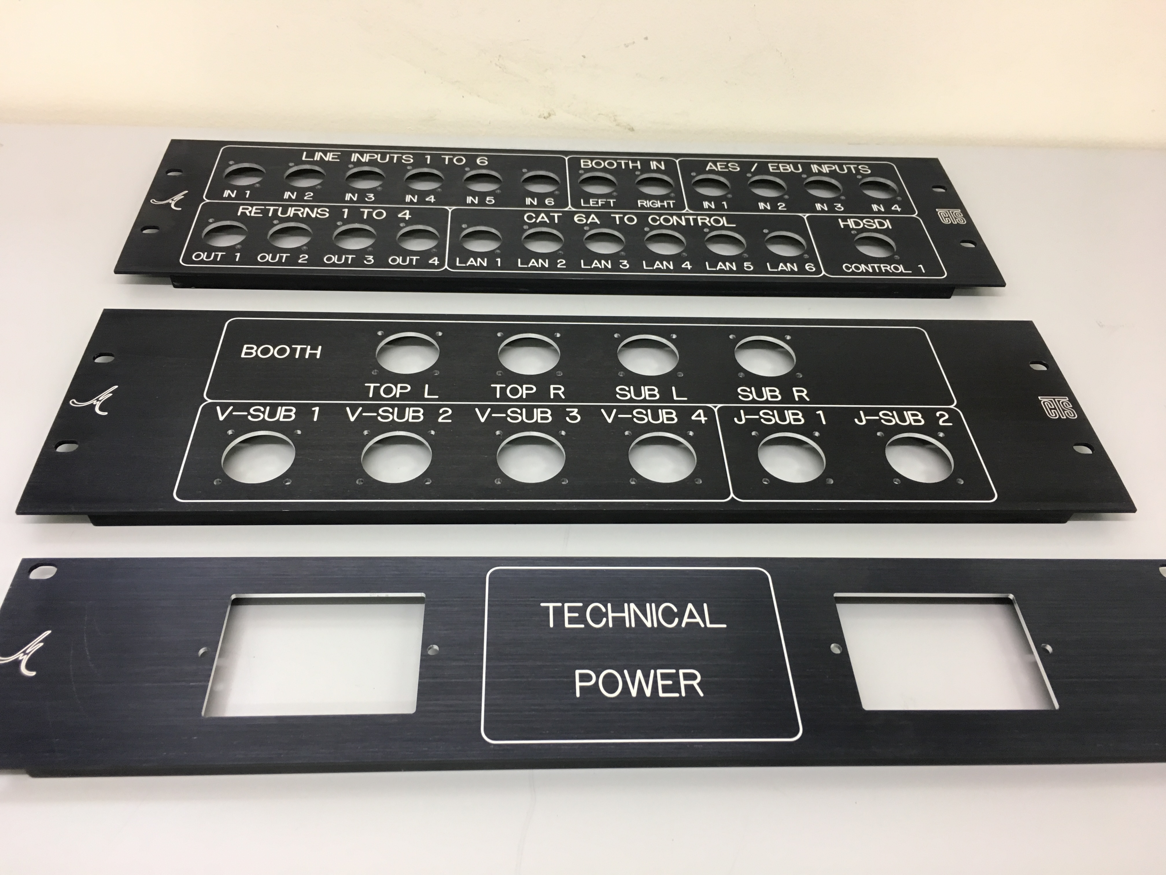 Engraved Audio Visual Panels Jentech Designs