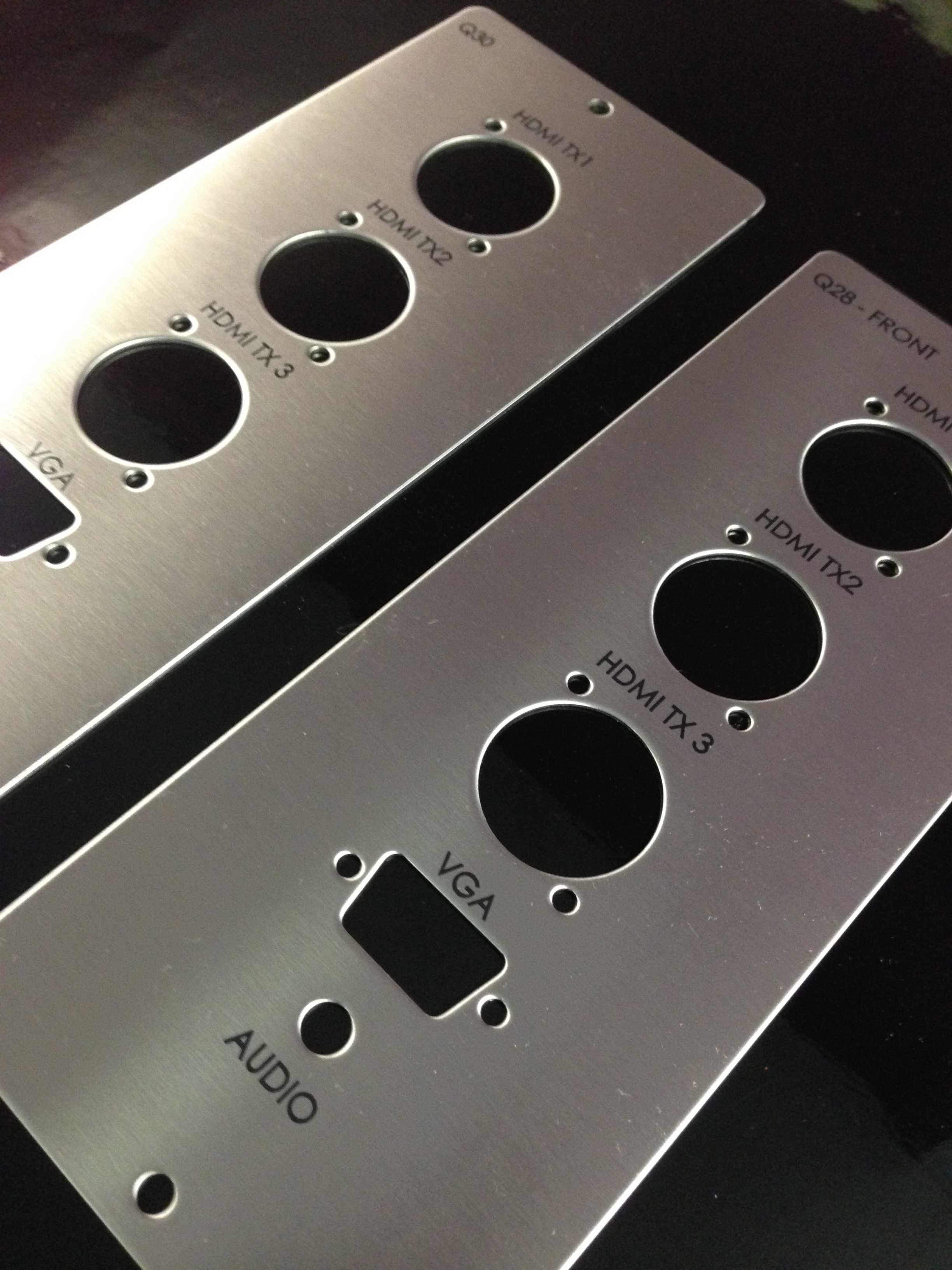 Engraved Audio Visual Panels Jentech Designs